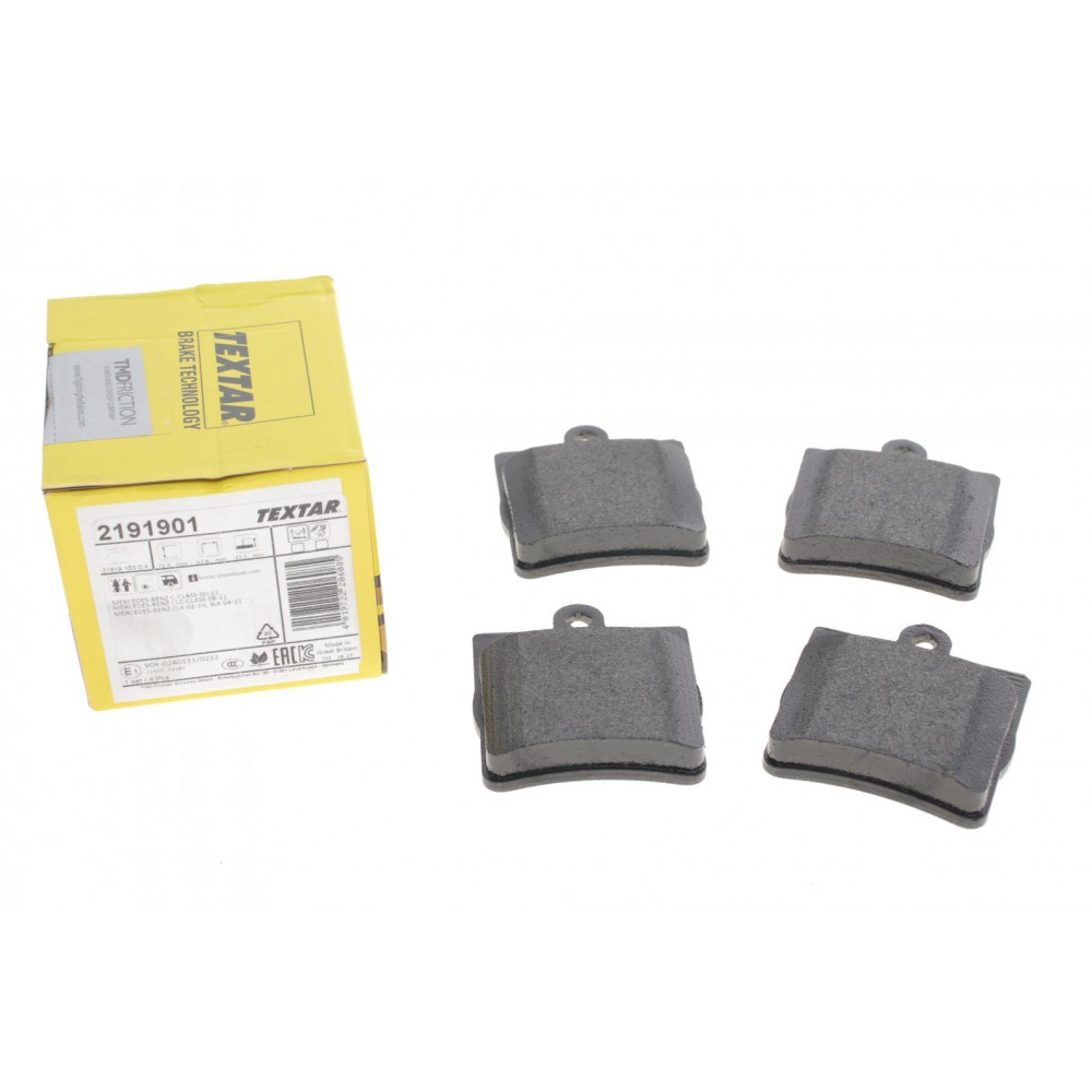 2191901 TEXTAR Комплект гальмівних колодок дисковий гальм