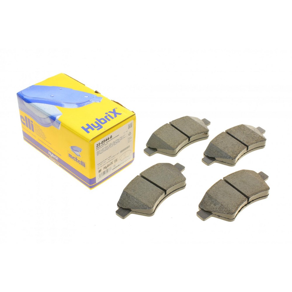 22-0544-0 METELLI Комплект гальмівних колодок дисковий гальм