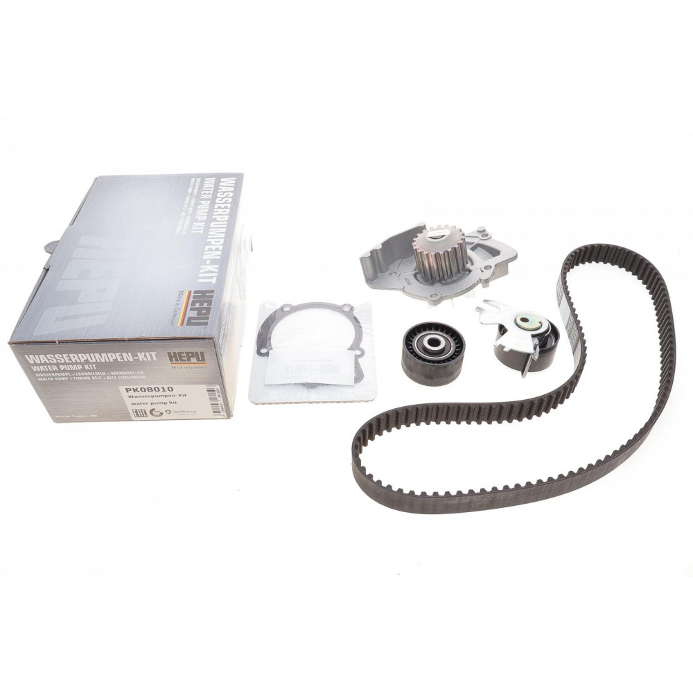 PK08010 HEPU Водяний насос комплект зубчастого ременя