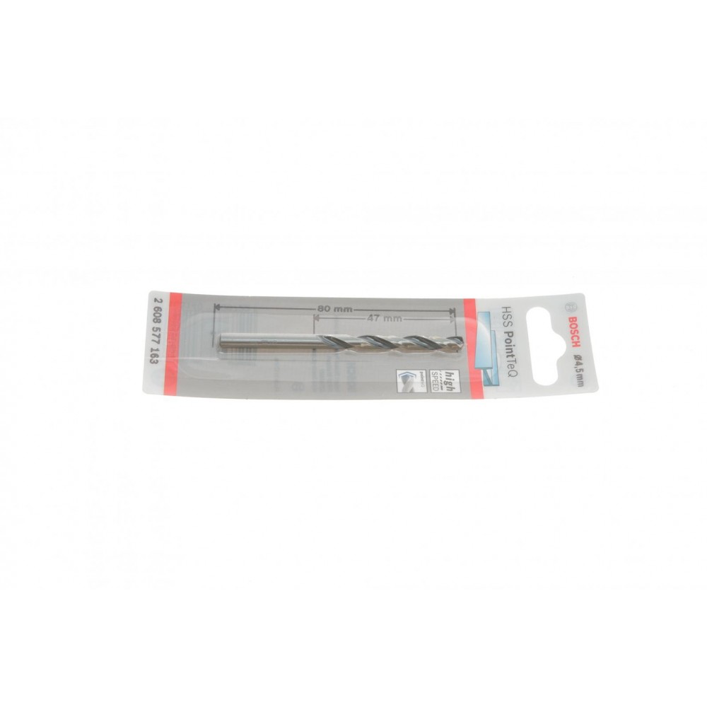 2608577163 BOSCH Свердло HSS PointTeQ Ø4,5 мм