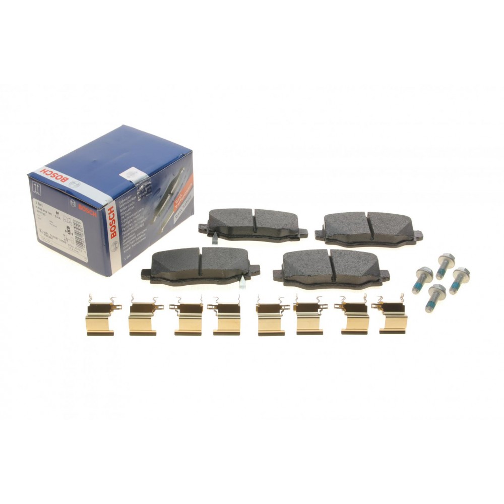 0 986 494 745 BOSCH Комплект гальмівних колодок дисковий гальм