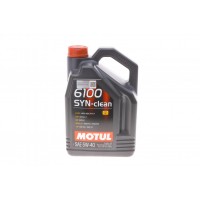 Олива моторне синтетичне MOTUL 6100 SYN-CLEAN Technosynthese 5W-40, 5л (854251) (107943)