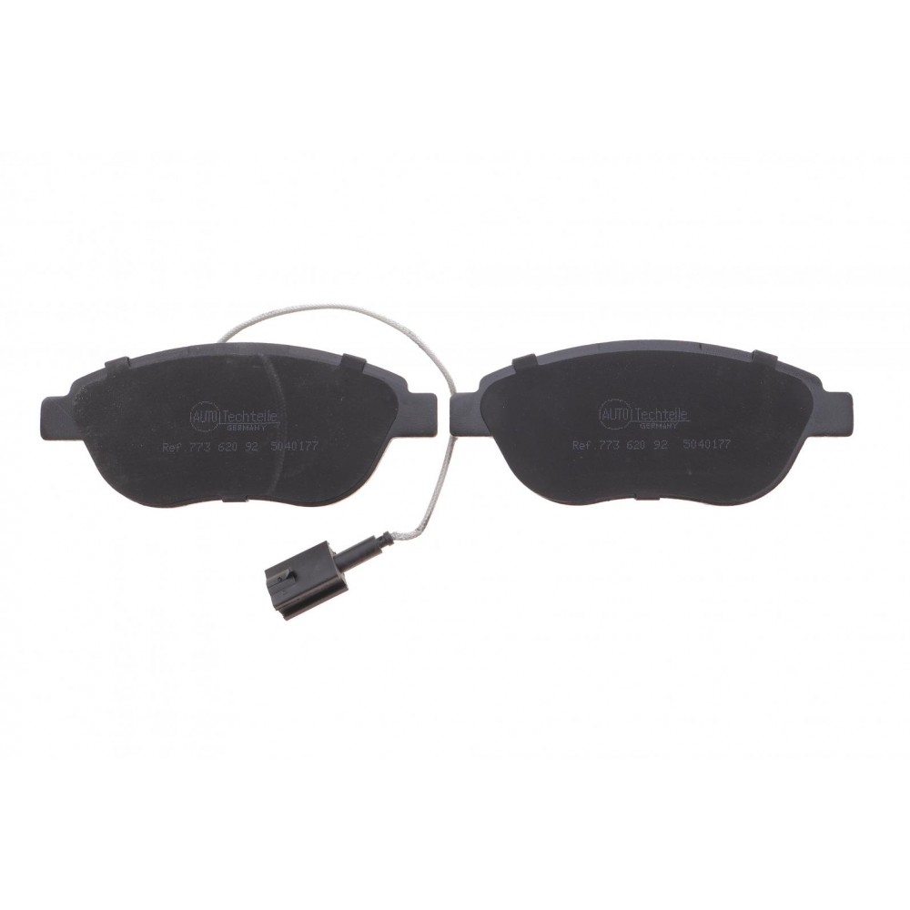 Колодки гальмівні (передні) Fiat Doblo 05-09 (137мм. пасажир)/Citroen Berlingo