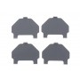 Комплект протискрипних пластин (задніх) Toyota Corolla 01-08/Camry 82-86/Yaris/Celica 99-05 (Akebono)