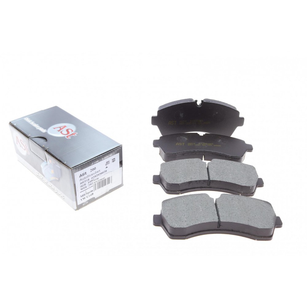 Колодки гальмівні (передні) MB Sprinter 509-519 CDI/VW Crafter 50 06- (спарка)