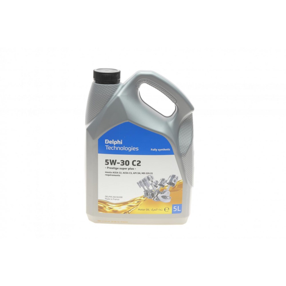 Олива моторне синтетичне DELPHI PRESTIGE SUPER PLUS C2 5W-30, 5л