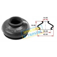 Пильник опори кульової рульового наконечника (універсальний) (30х14x19)