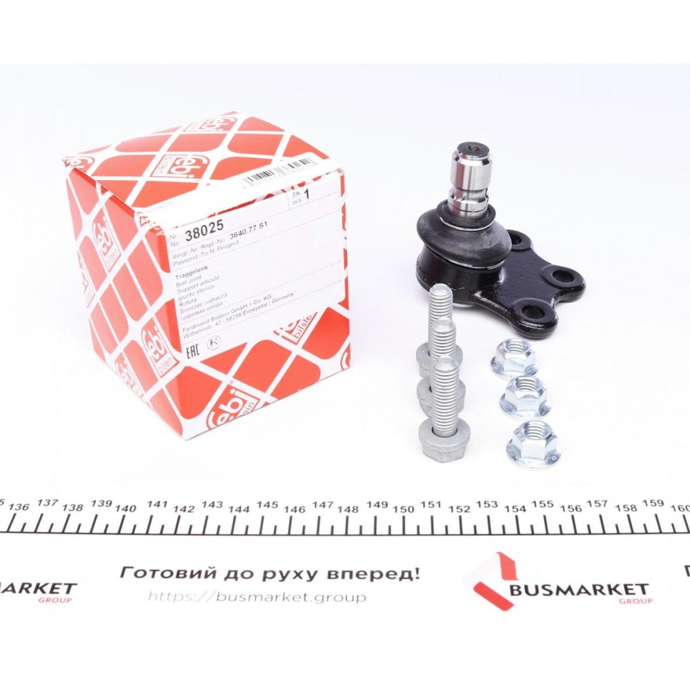 38025 FEBI BILSTEIN Шарнір незалежної підвіски поворотного важеля