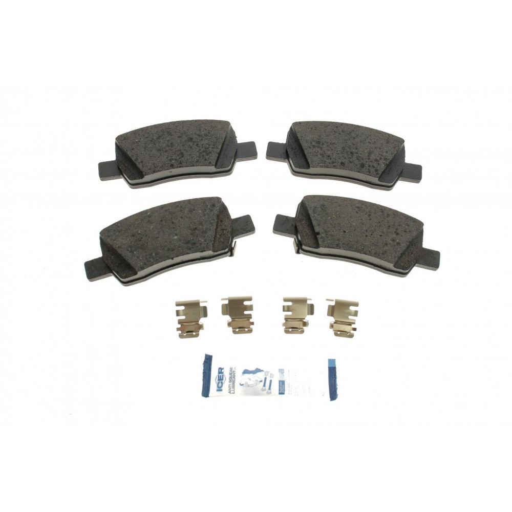 182442 ICER Комплект гальмівних колодок дисковий гальм