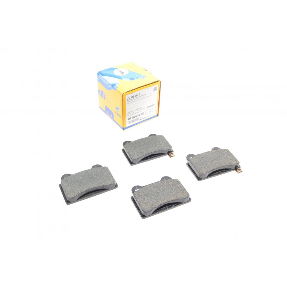 22-0826-0 METELLI КомплеК т гальмівних колодок, дискове гальмо