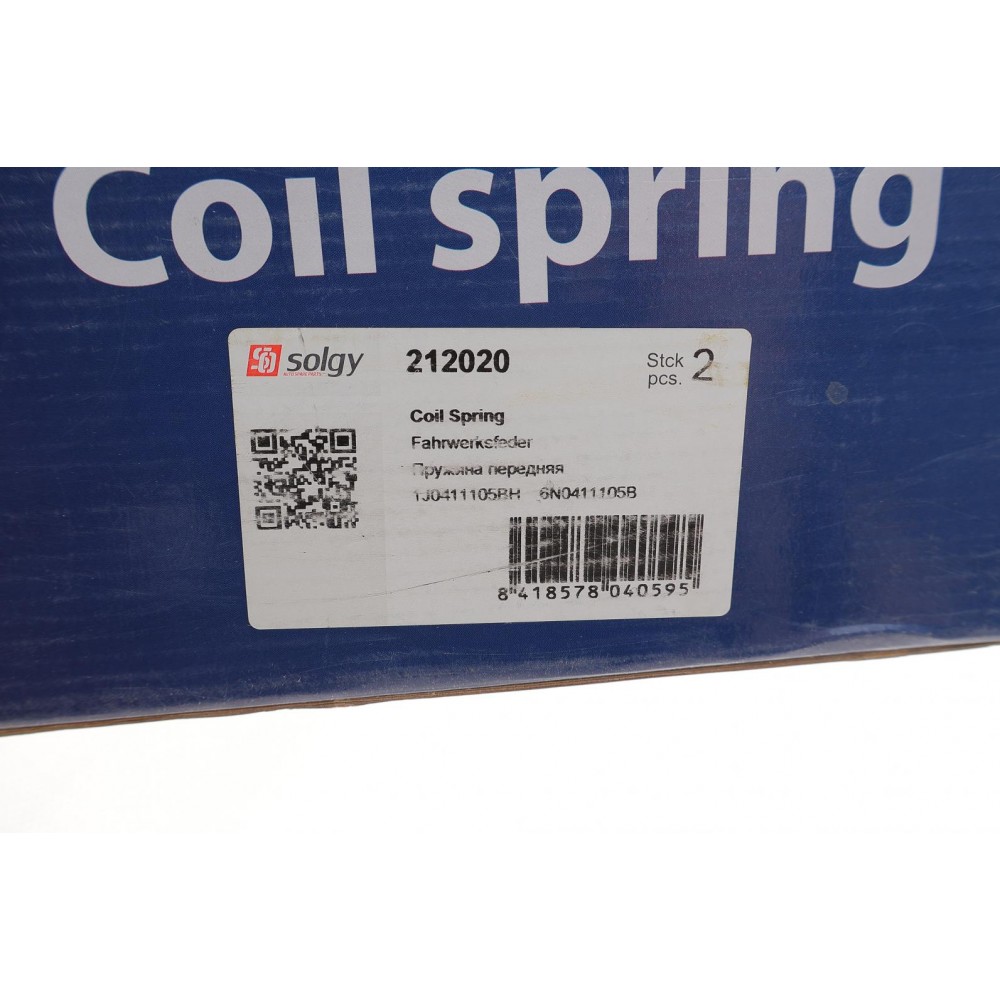 Пружина (передня) Skoda Octavia I 1.4/1.4 16V/1.6 96-10 (універсал/нах.зад.частина)