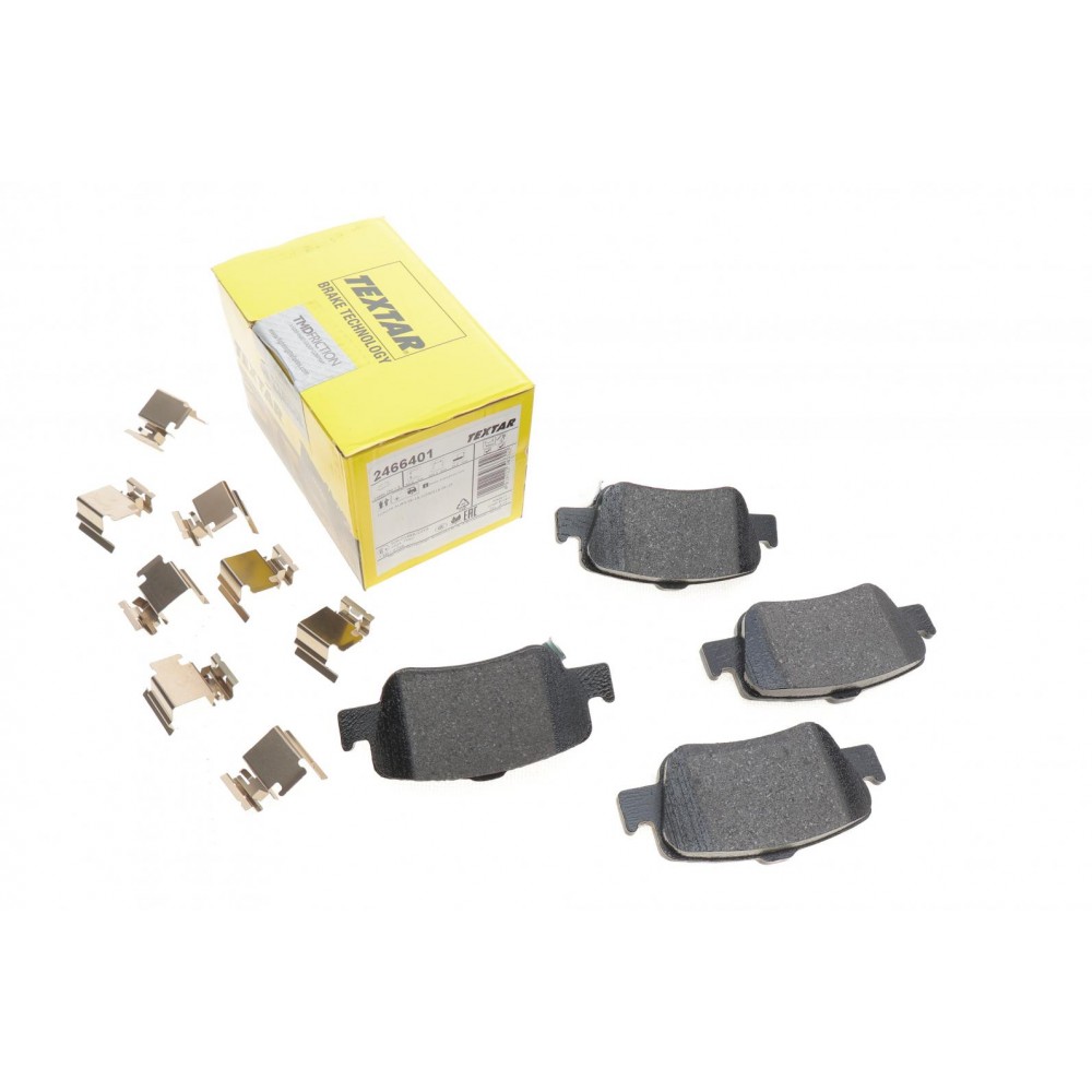 2466401 TEXTAR Комплект гальмівних колодок дисковий гальм