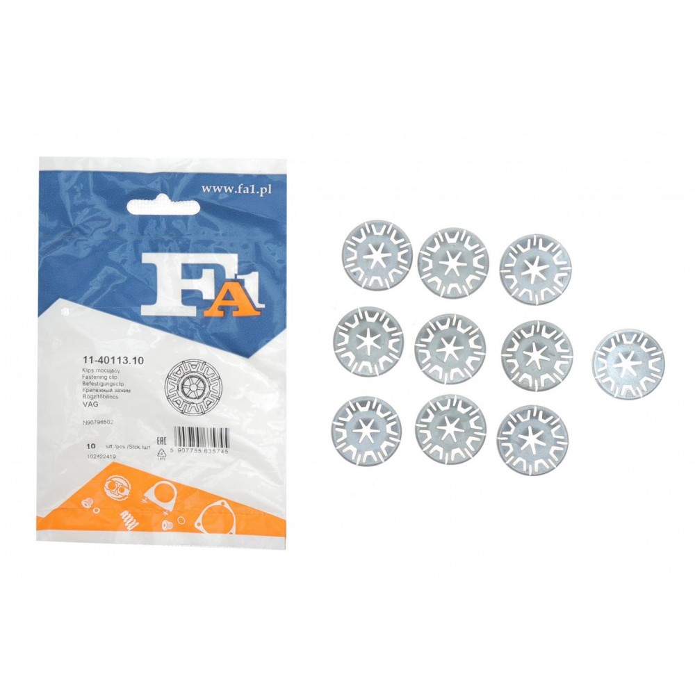 Шайба фіксуюча (к-кт 10шт) VW Caddy II/III/Crafter 30-35/30-50/Golf II/III/IV/V/VI/Jetta II 80-