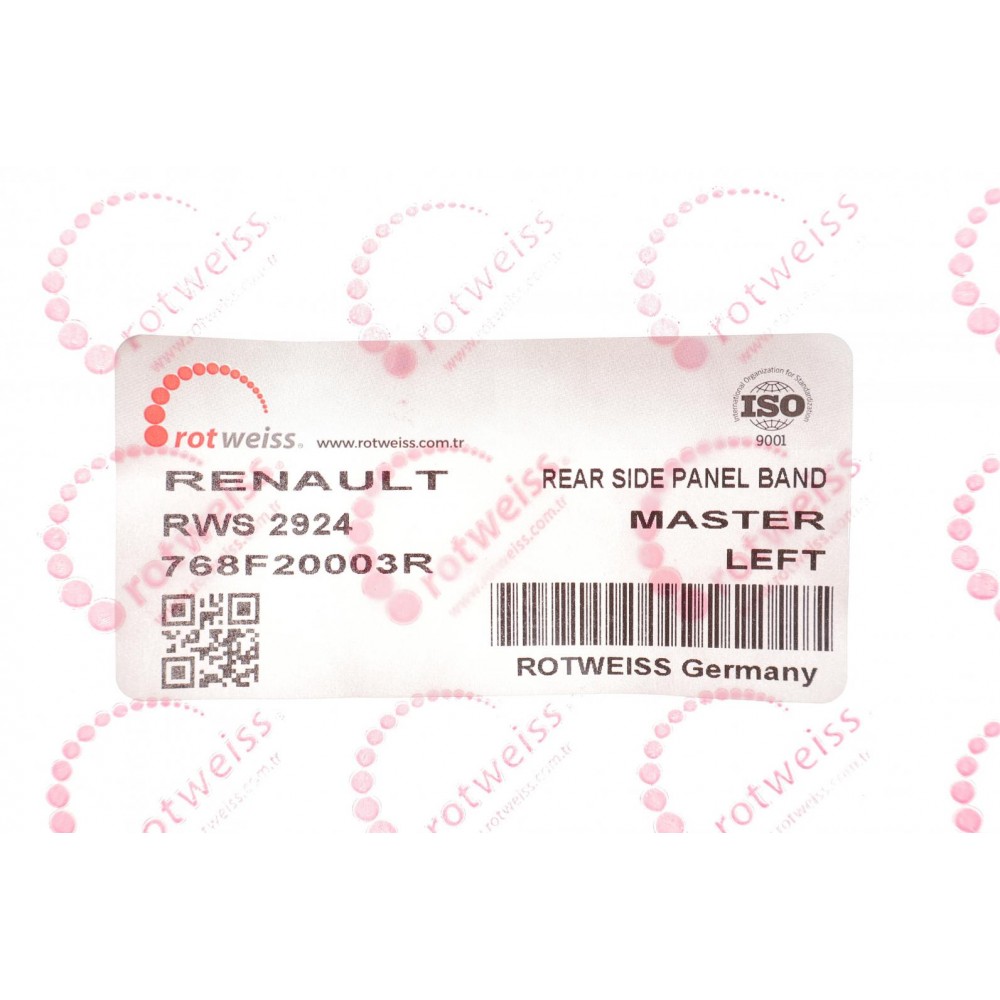 Молдинг дверей (бічних/L) Opel Movano/ Renault Master 10-