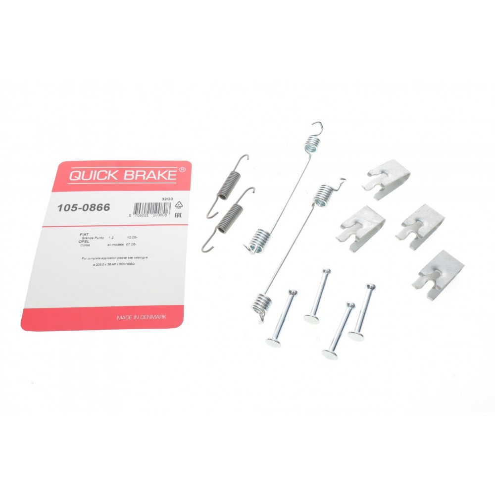 105-0866 QUICK BRAKE Комплектуючі гальмівна колодка