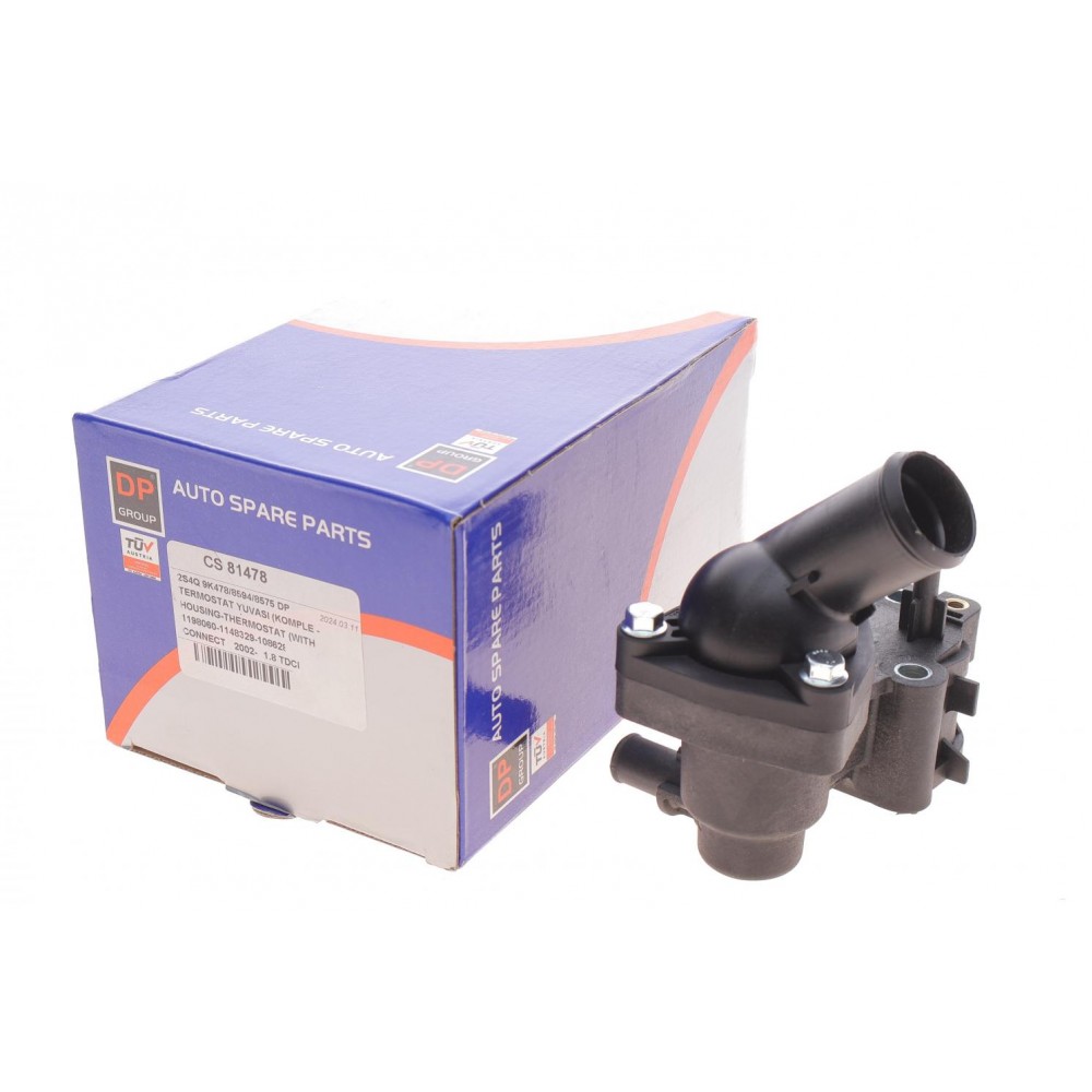 Корпус термостата Ford Connect 1.8D (пластик)