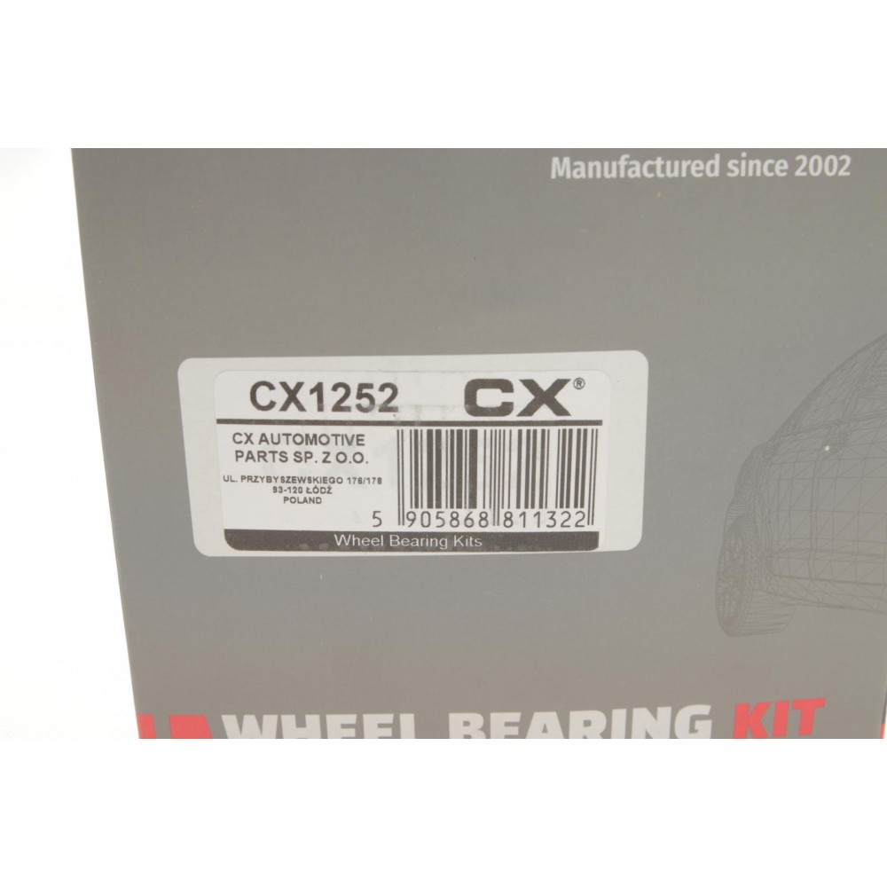 Підшипник маточини (задньої) Citroen Jumpy/Peugeot Expert/Toyota Proace 1.6-2.0 D 16-