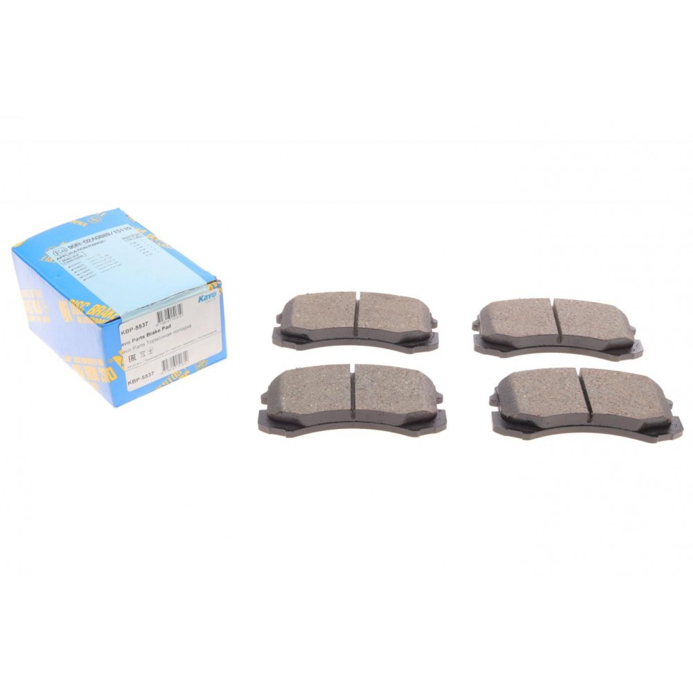 KBP-5537 KAVO PARTS Комплект гальмівних колодок дисковий гальм