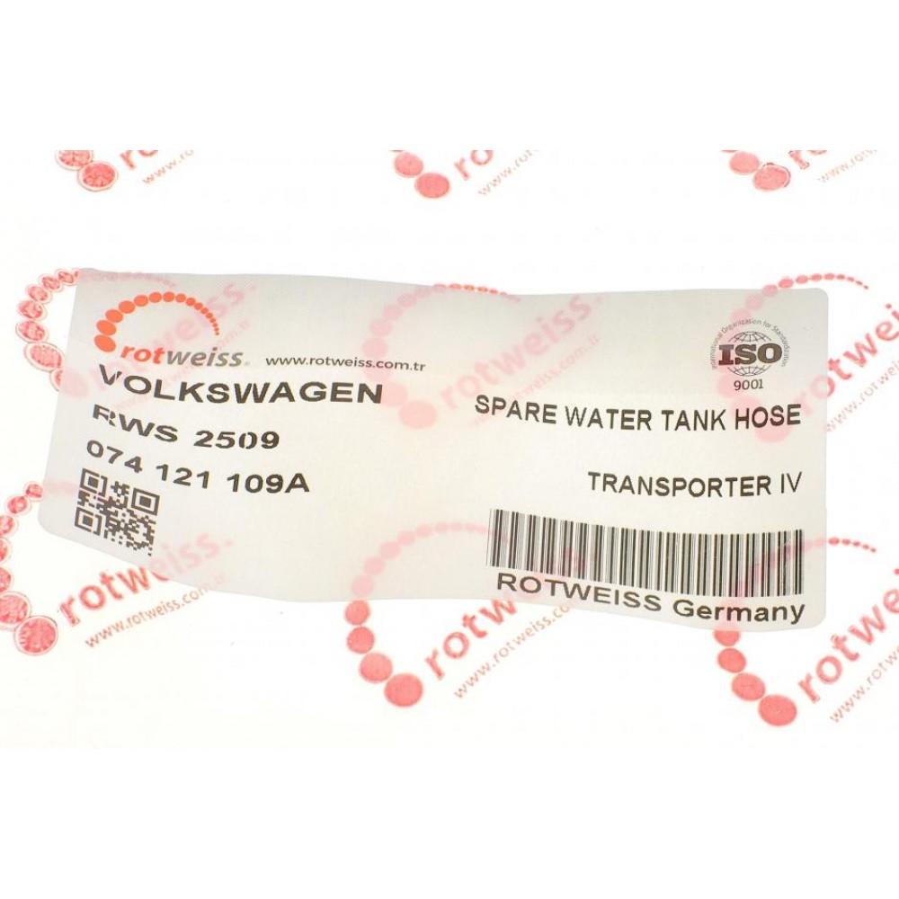 Патрубок системи охолодження VW T4 2.4D/2.5 90-03