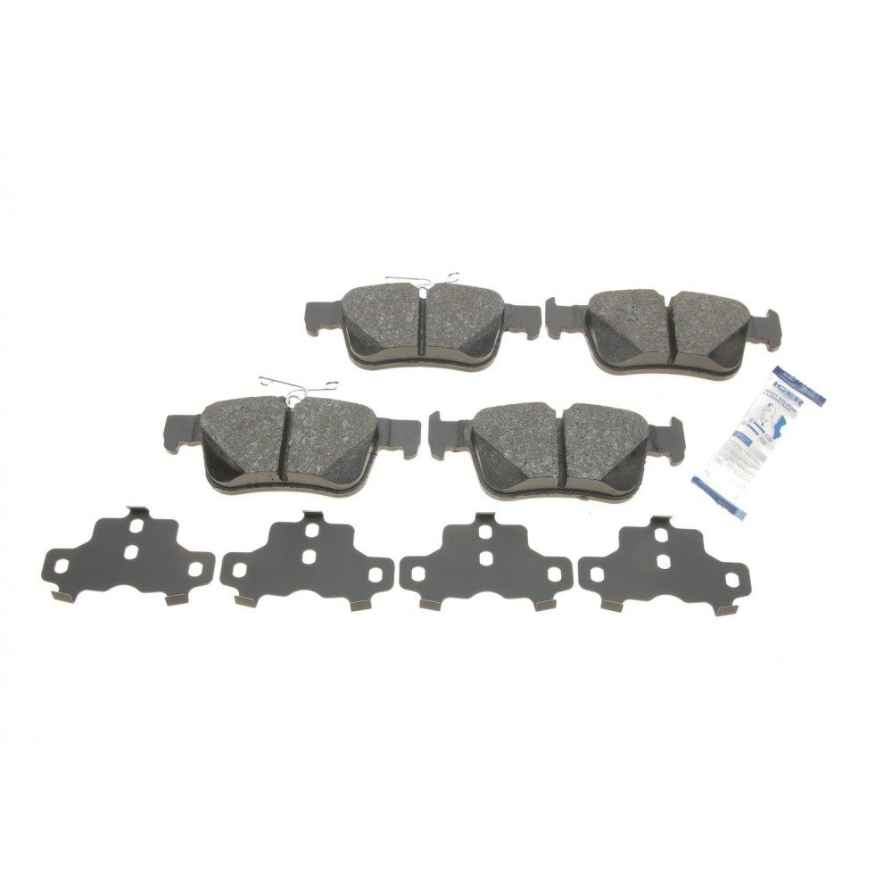 182198 ICER Комплект гальмівних колодок дисковий гальм