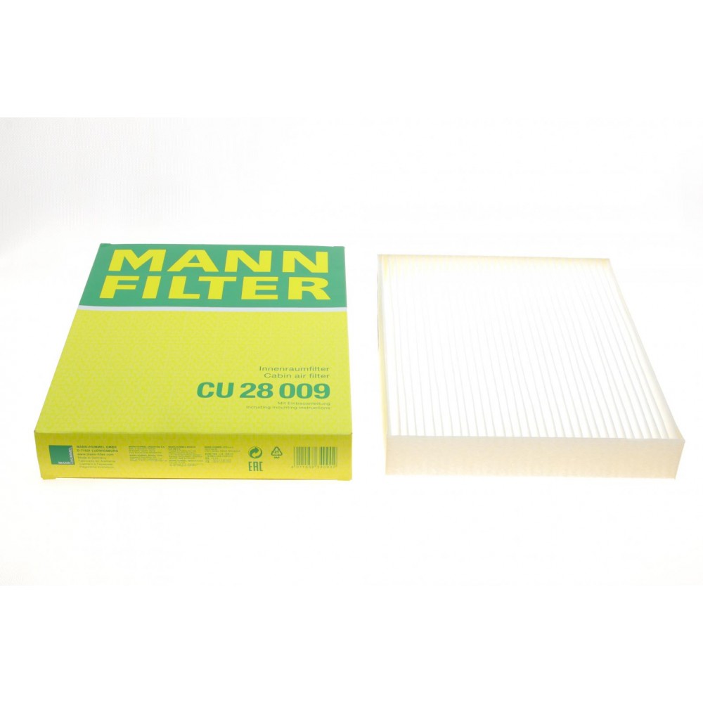 CU 28 009 MANN-FILTER Фільтр повітря у внутрішньому просторі