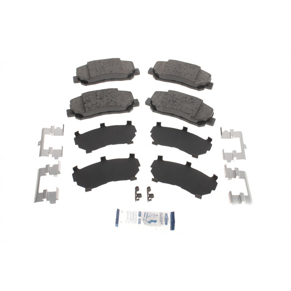 182196 ICER Комплект гальмівних колодок дисковий гальм