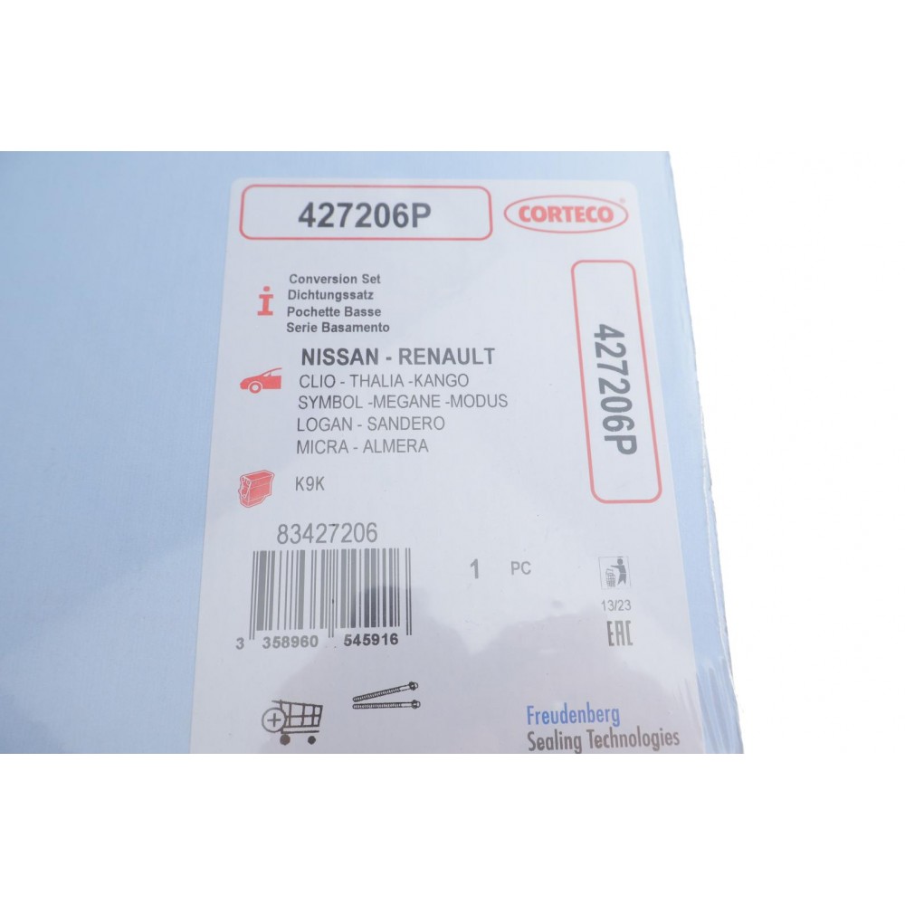 Комплект прокладок (нижній) Renault Clio/Kangoo 1.5 dCi 01-