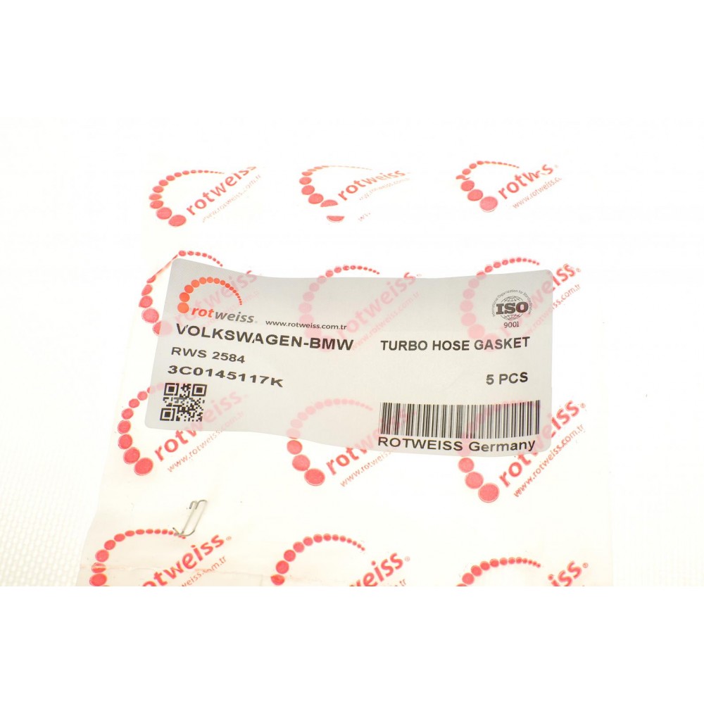 Прокладка патрубка інтеркулера ущільнююча VW T5 2.5 TDI 03-09/BMW X6 3.0d 08-14 (67.9mm)