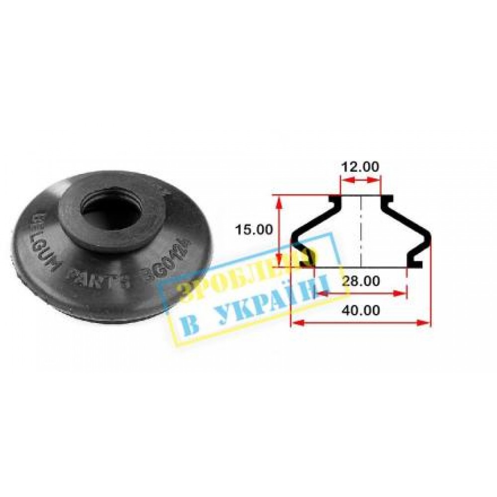 Пильник тяги рульової поперечної BMW 5(E39)/7(E38) (28х12x15)