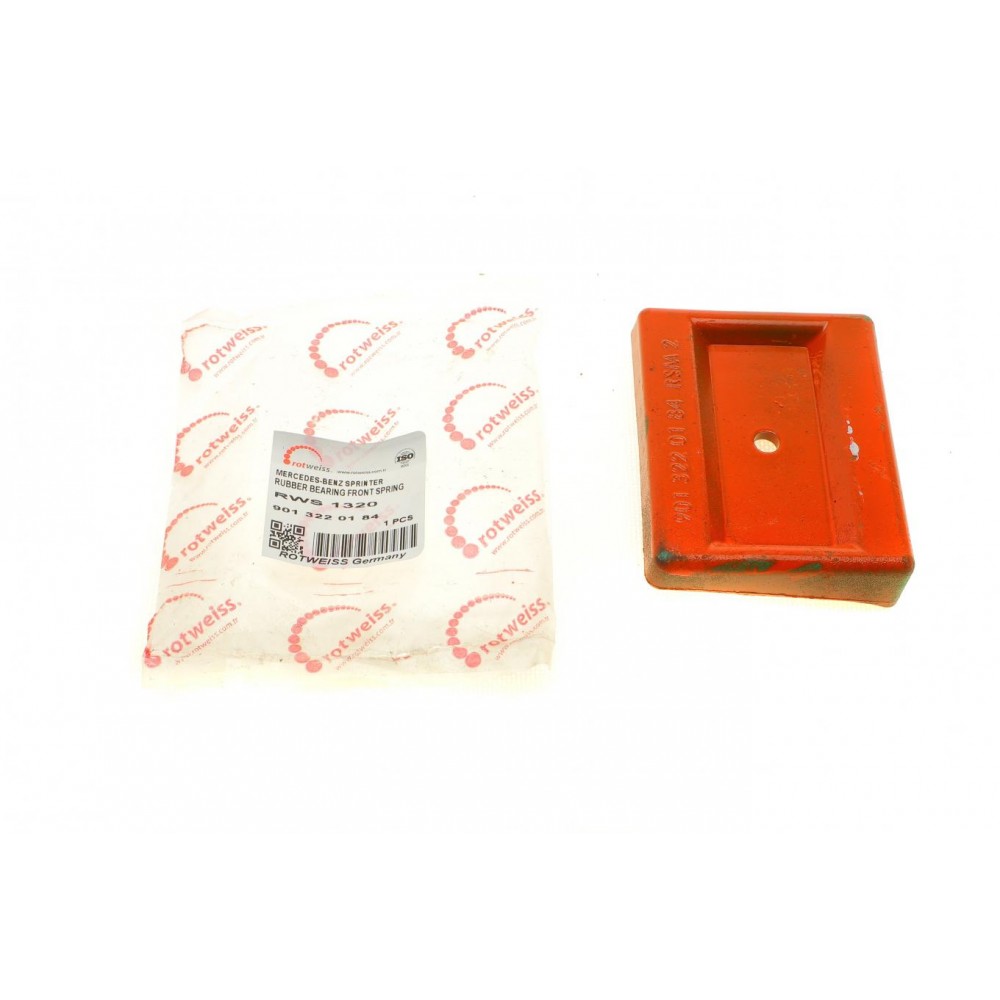 Кронштейн подушки ресори передній (червоний) MB Sprinter 96-06 (R)