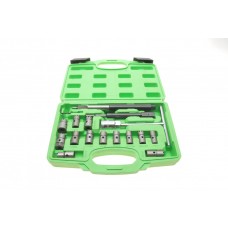 Набір інструментів для притирання сідел дизельних форсунок (17 пердметів)