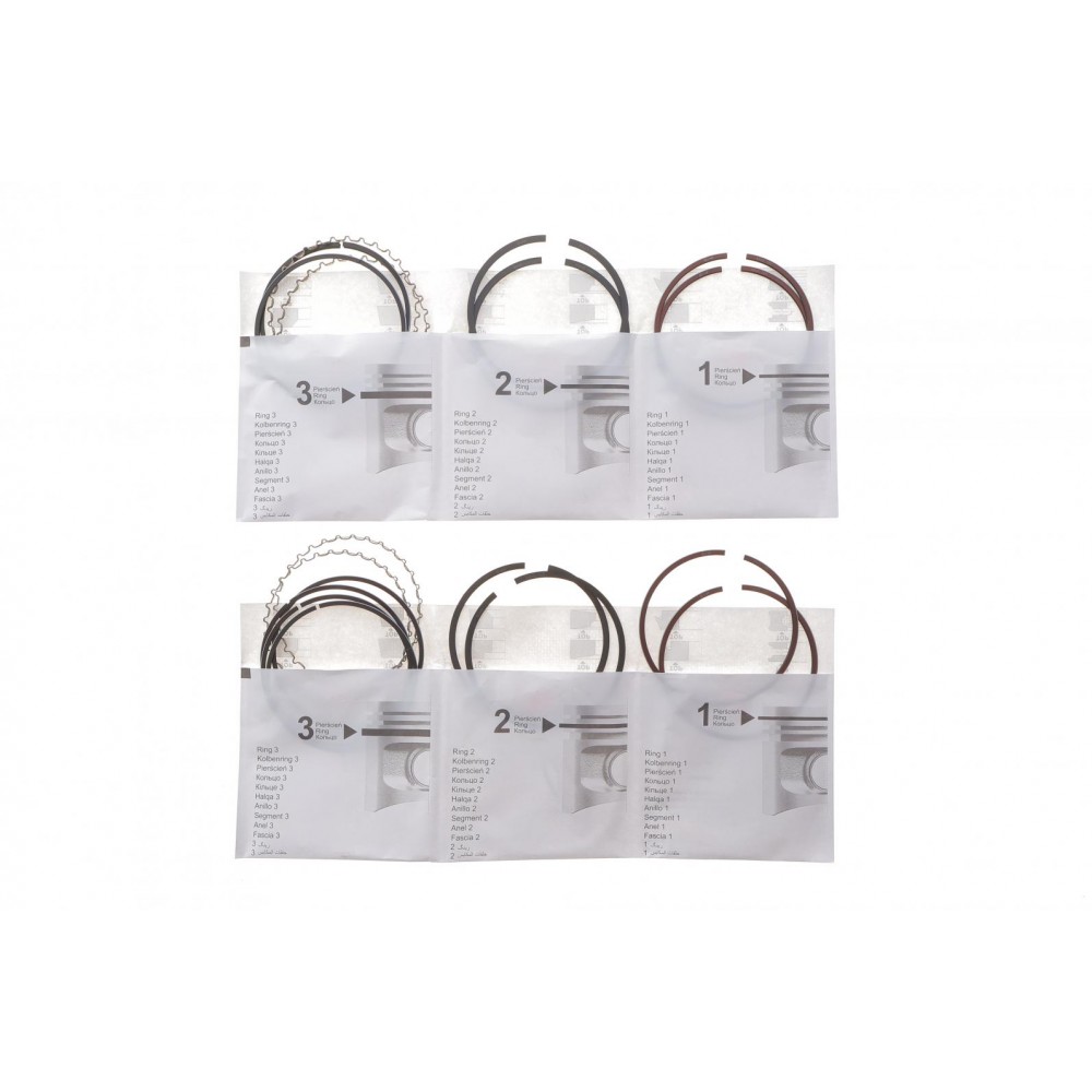 Кільця поршневі Daewoo Matiz 1.0 98- (69.25mm/+0.75) (1.2x1.2x2.5) (к-кт 3 циліндра)