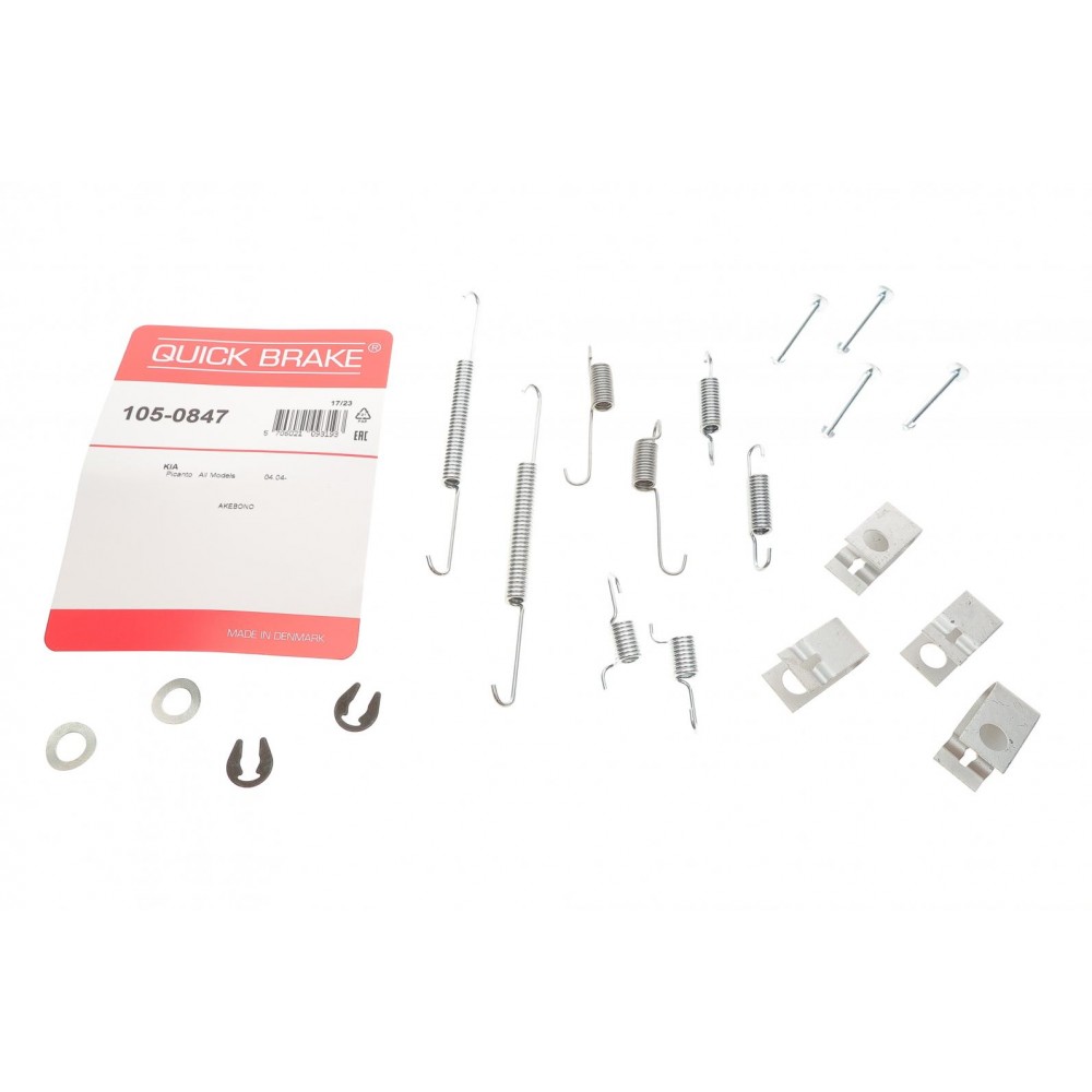 105-0847 QUICK BRAKE Комплектуючі гальмівна колодка