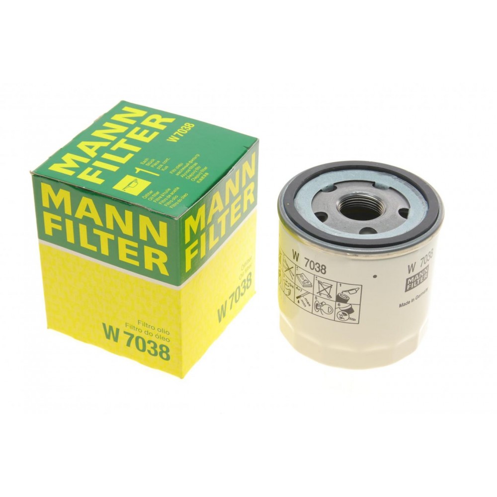 W 7038 MANN-FILTER Масляний фільтр
