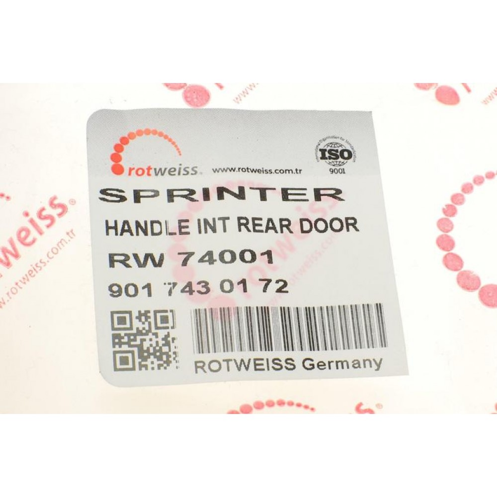 Ручка дверей (задніх/всередині) (L) MB Sprinter/VW LT 96- (9017430172)