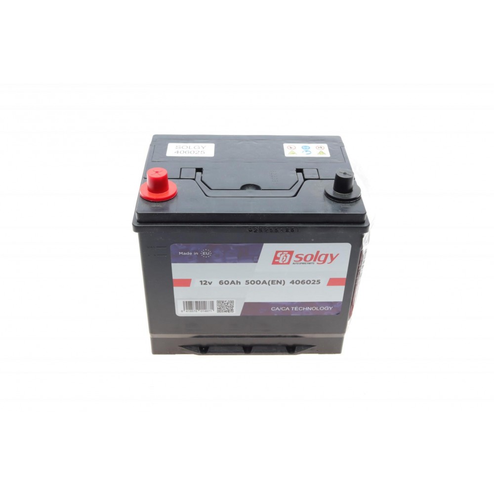 Акумуляторна батарея 60Ah/500A (230x172x222/+L) Азія