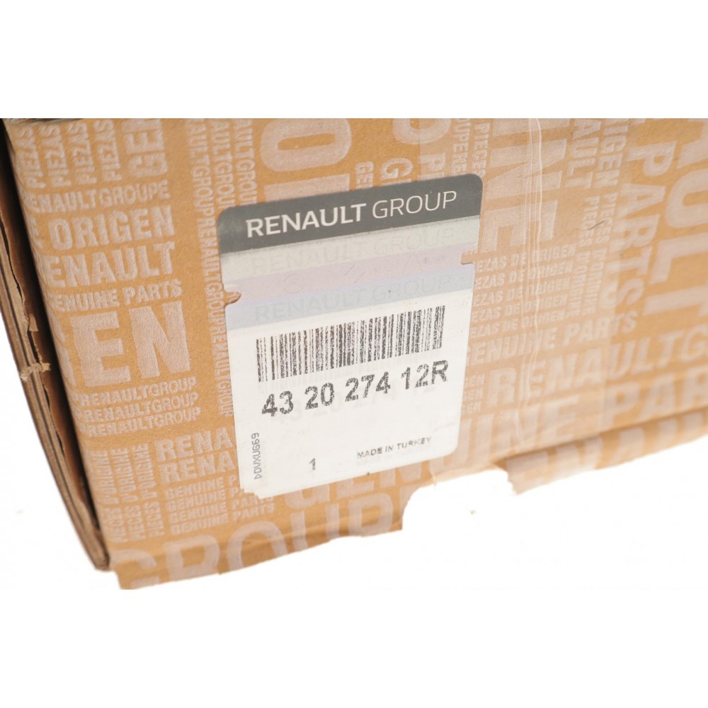 Диск гальмівний (задній) Renault Megane IV 15- (260x8) (+ABS) з підшипником