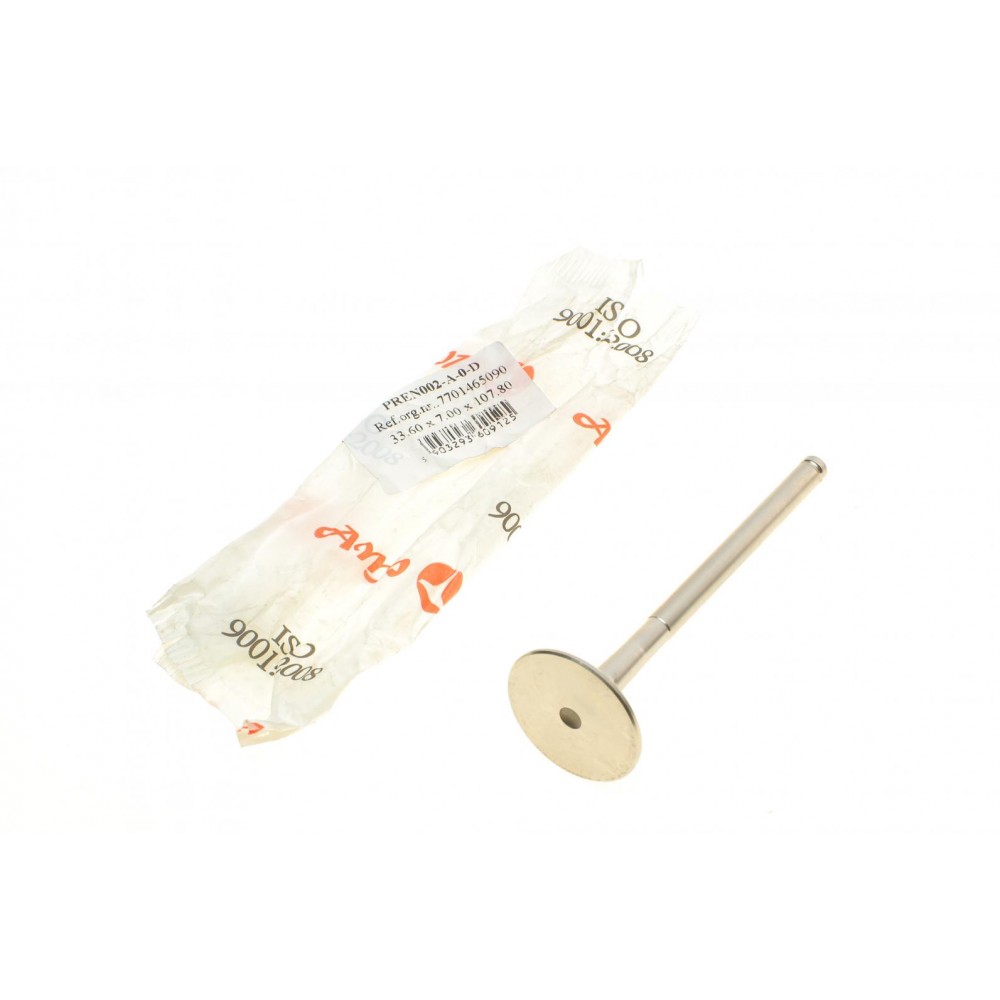 Клапан (випуск) Renault Megane 1.4i/1.6i 96-03/Logan 1.4/1.6 04 (33.6x7x107.8) (вальцювання)