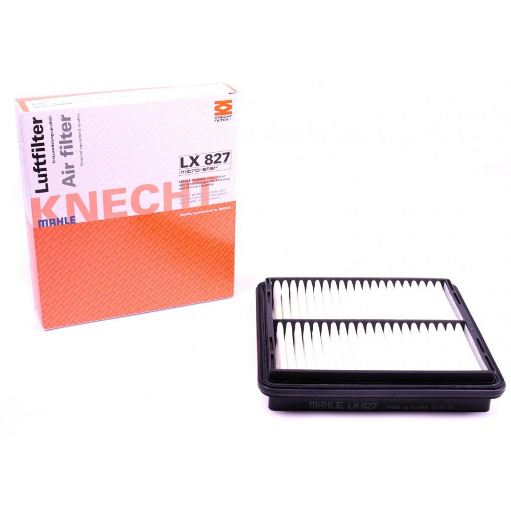 LX 827 KNECHT Повітряний фільтр