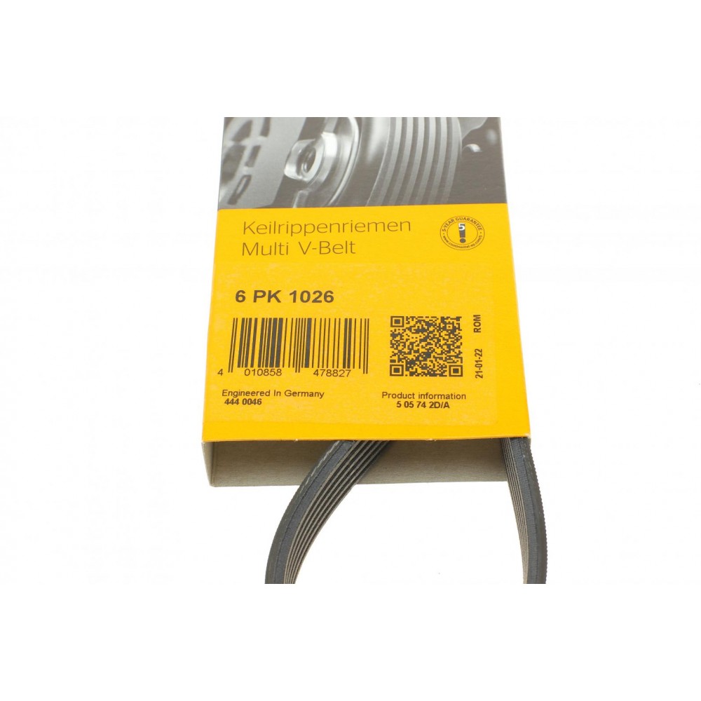 Ремінь генератора Audi A3/A4/A5/A6/Seat Leon/VW Caddy/Passat/Tiguan 2.0 TDI 12-