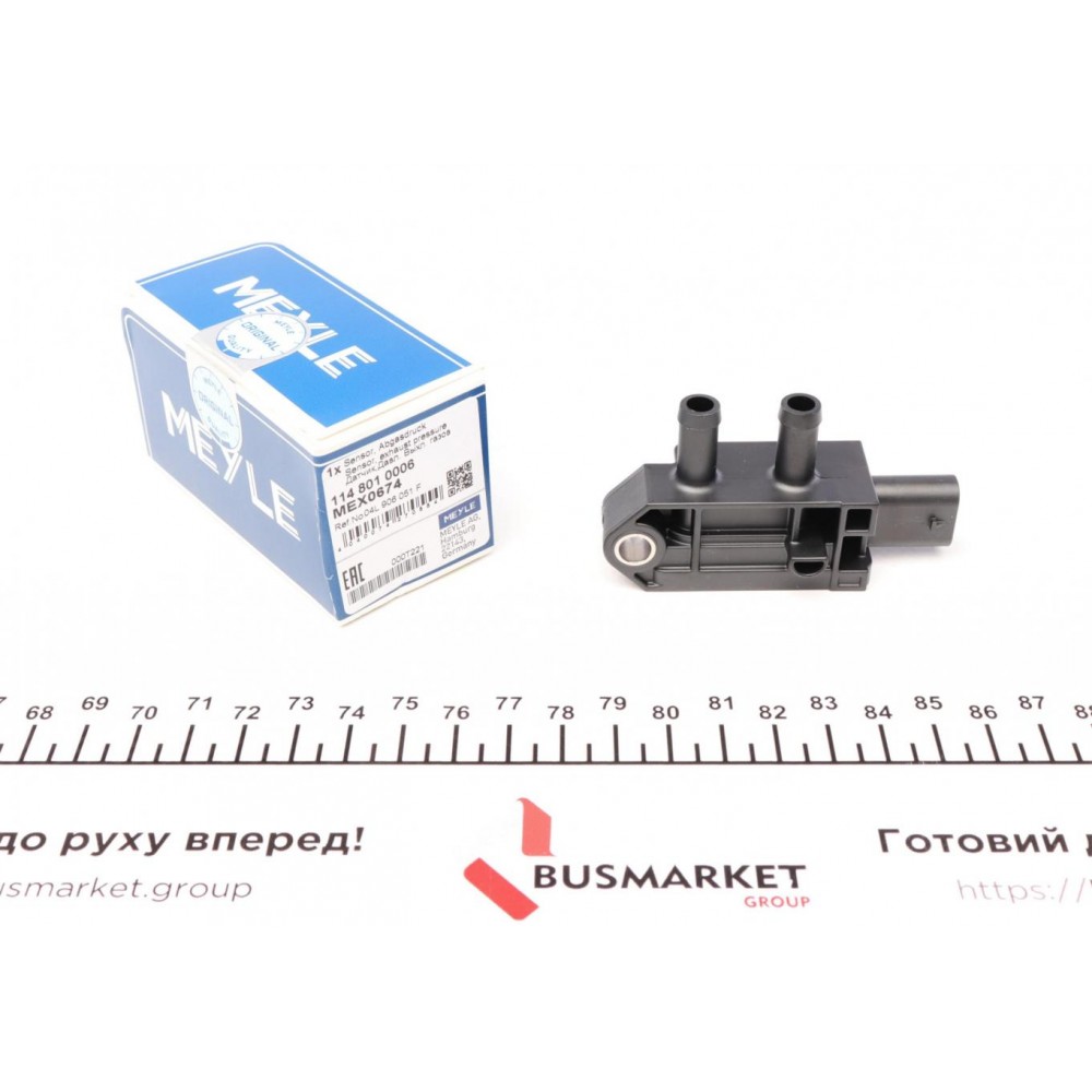 114 801 0006 MEYLE Датчик тиск вихлопних газів