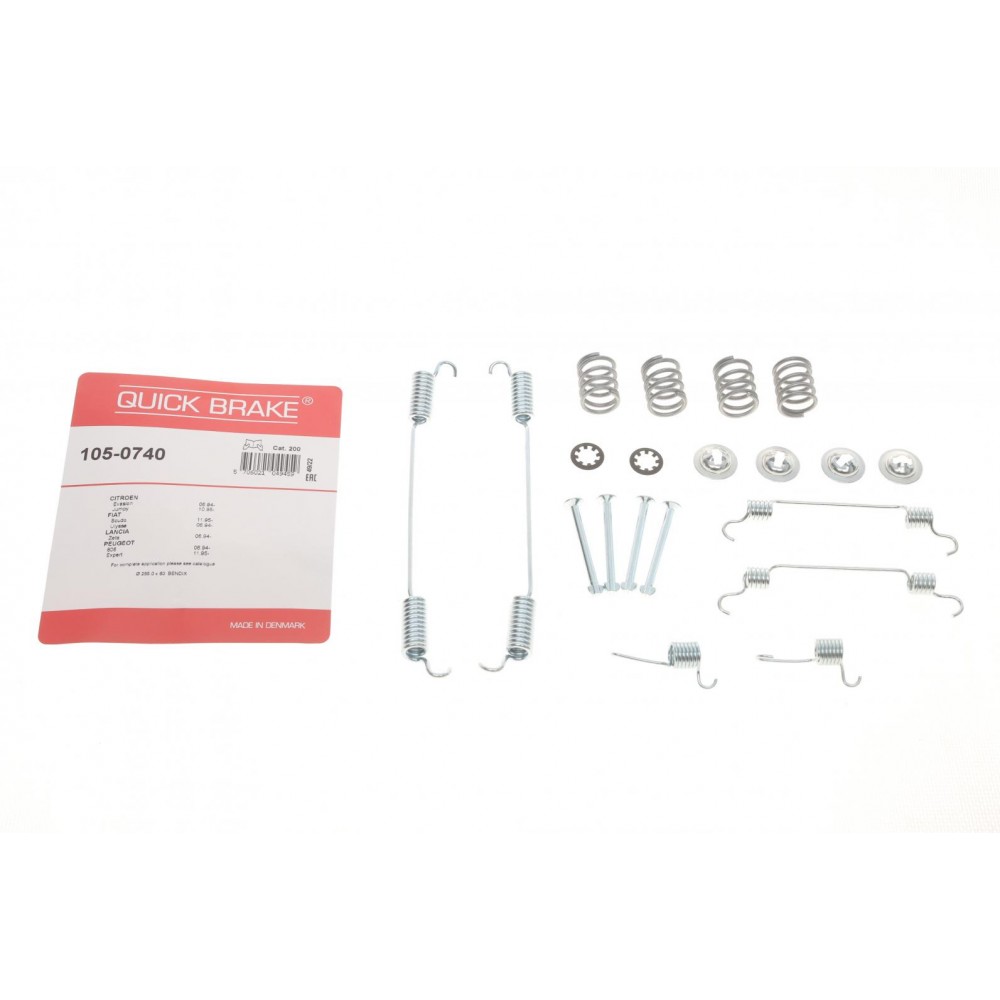 105-0740 QUICK BRAKE Комплектуючі гальмівна колодка
