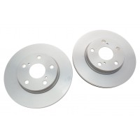 Диск гальмівний (передній) (к-кт 2шт) Toyota Auris 07-12/ Corolla 07- (275x22) (з покрит.) (вент.)