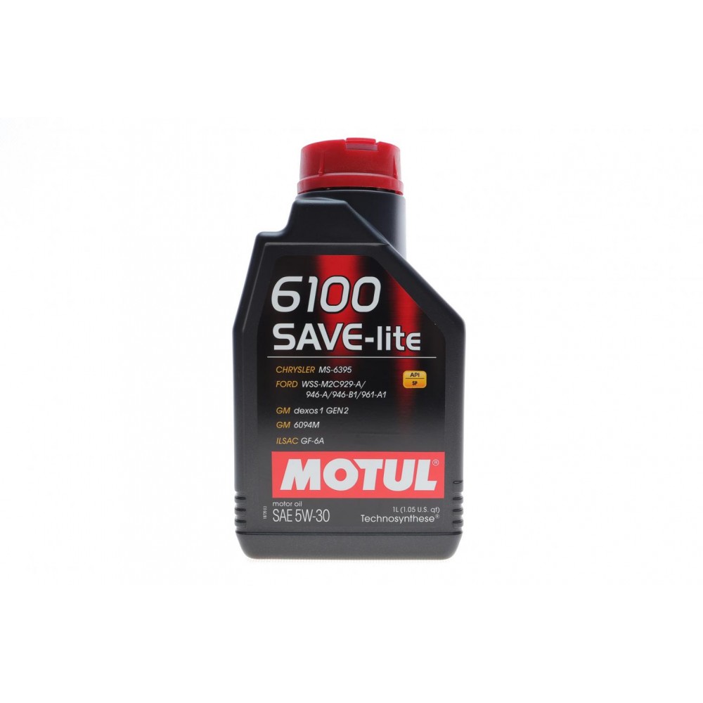 Олива моторне синтетичне MOTUL 6100 SAVE-LITE Technosynthese 5W-30, 1л (839611) (107956) купити в Україні цена