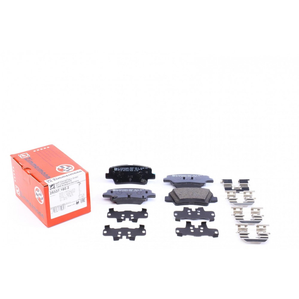 25337.160.2 ZIMMERMANN Комплект гальмівних колодок дисковий гальм