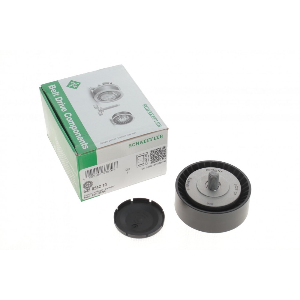 Ролик проміжний поліклинового ременя BMW E60 4.0/4.5/5.0 03> INA 532034210