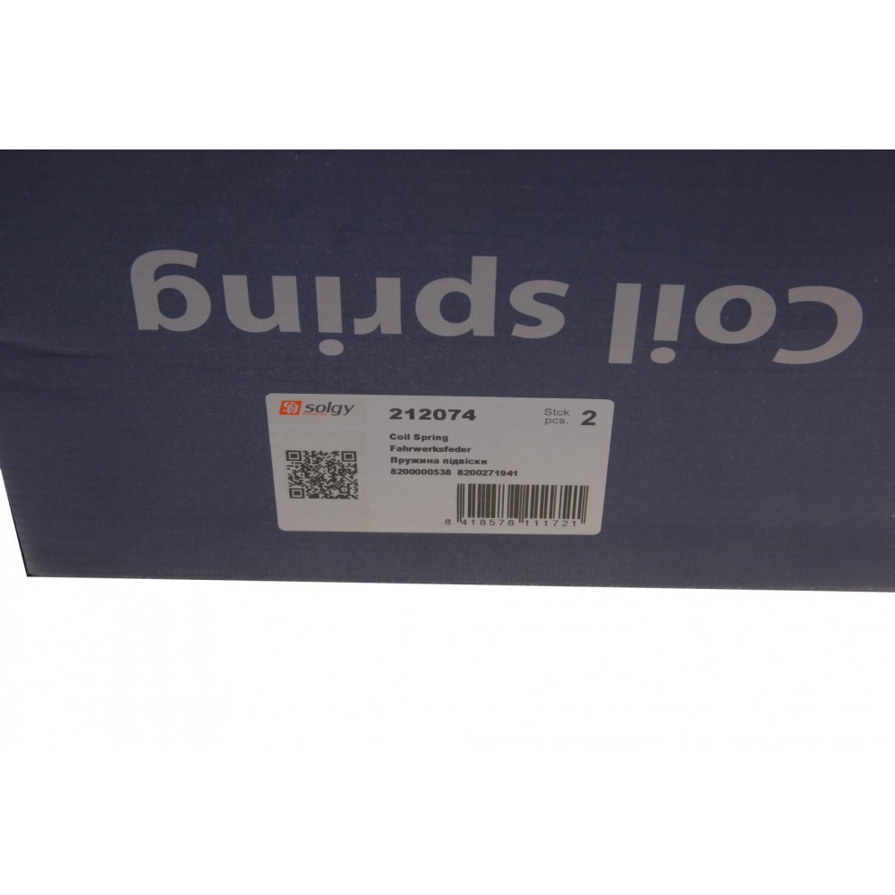 Пружина (передня) Renault Laguna II 1.9dCi/2.0dCi 01-07 (універсал/нах.зад.частина)