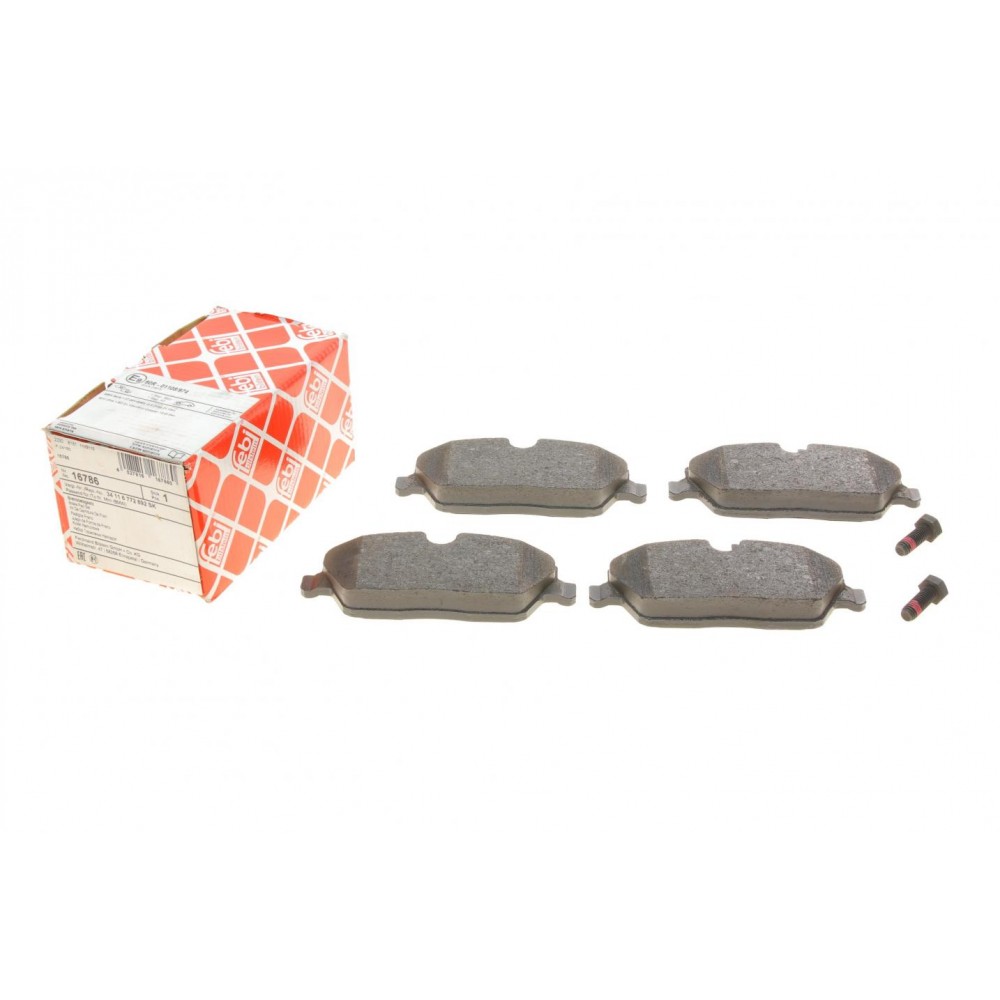 Колодки гальмівні (передні) BMW 1 (E81/E82/E87/E88) 04-13/2 (F45) 14-18