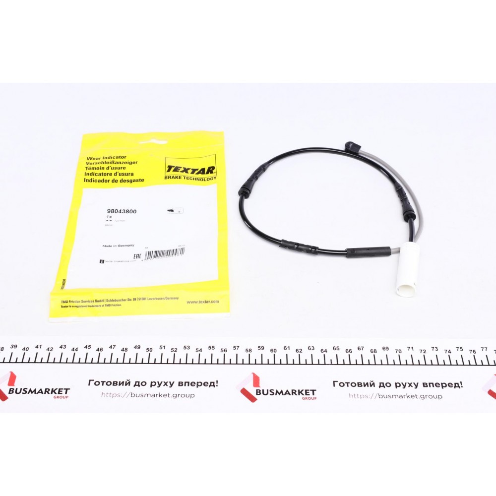 98043800 TEXTAR Сигналізатор зносу гальмівних колодок