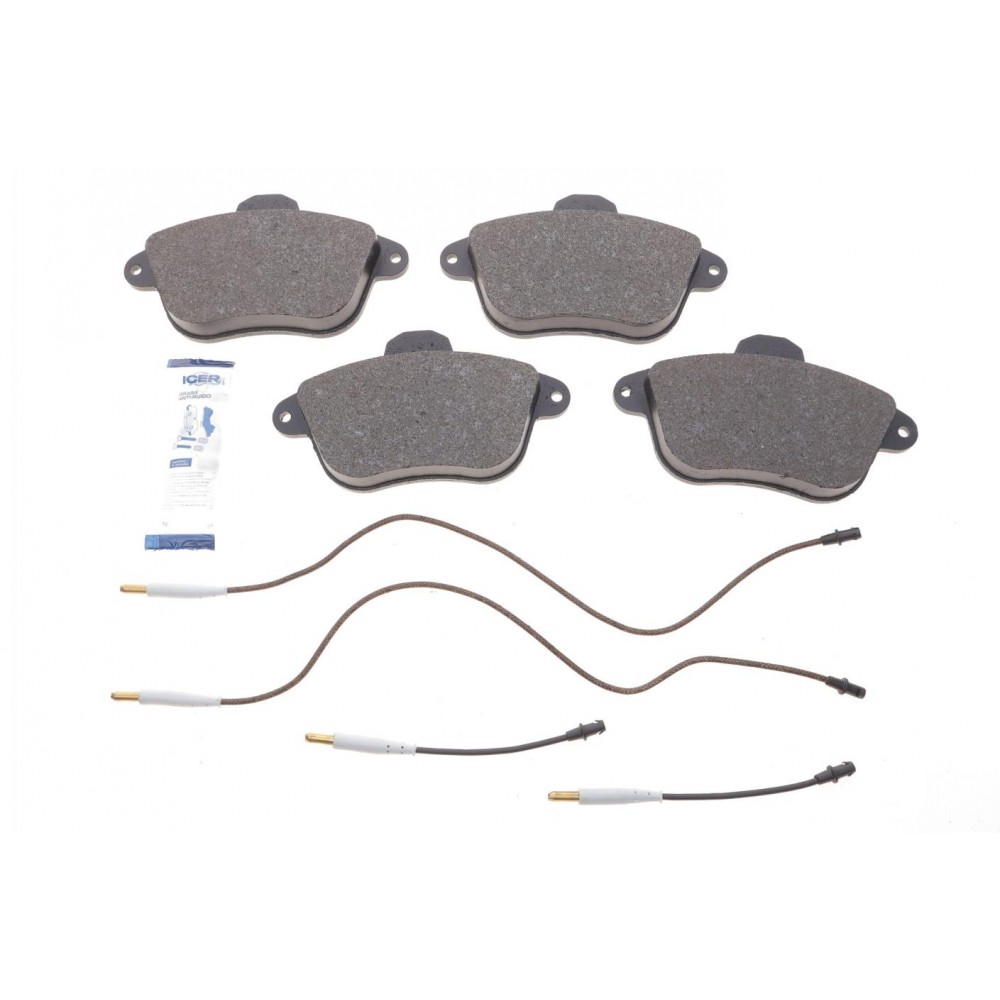 180857 ICER Комплект гальмівних колодок дисковий гальм